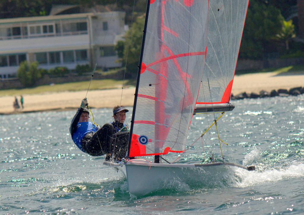 Kurt Hansen and Harry Morton convincingly win the Int. 29er Class © David Price